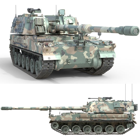 K9 Thunder Howitzer - 3DOcean Item for Sale