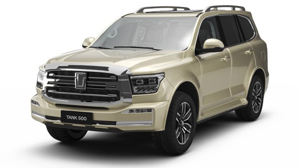 2025 GWM Tank 500 HEV with Interior - 3DOcean Item for Sale