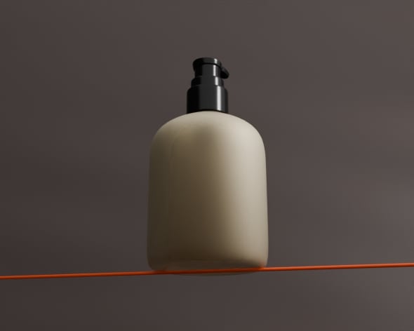 Cosmetic Bottle 3D Model - 3DOcean Item for Sale