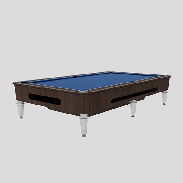 Modern Billiard Table 3D Model – FBX, OBJ, STL, BLEND, SKP - 3DOcean Item for Sale