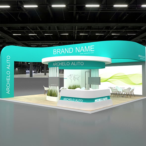 Exhibition Booth 3D - 3DOcean Item for Sale