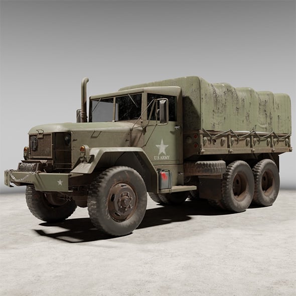 Military Truck M35 - 3DOcean Item for Sale