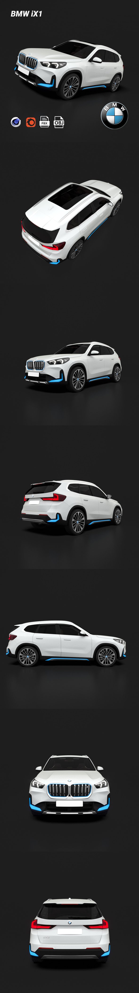 BMW iX1 - 3DOcean Item for Sale