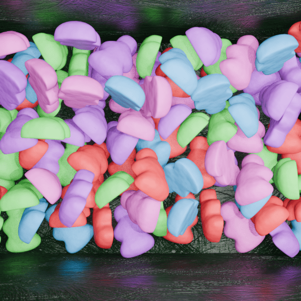 Gummy Candy Scene Animation - 3DOcean Item for Sale
