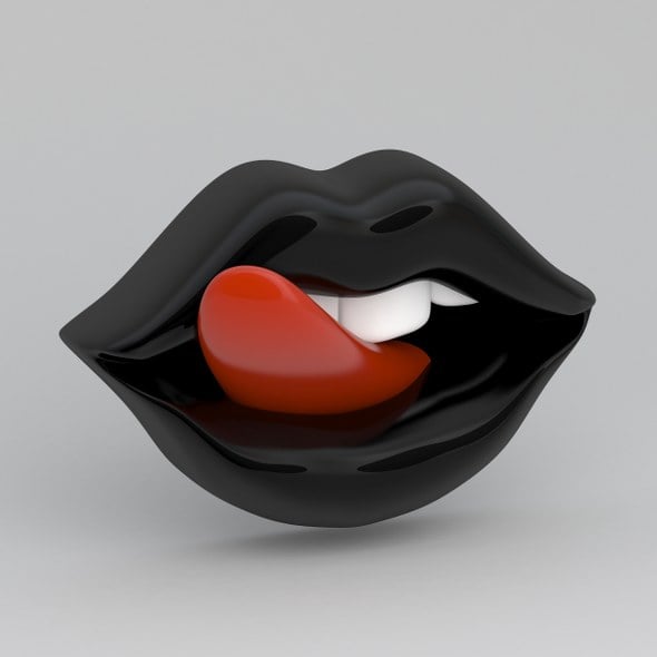 Black Tongue Licking - 3DOcean Item for Sale