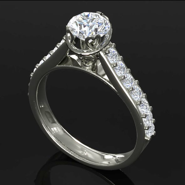 CK Diamond Ring 001 - 3DOcean Item for Sale