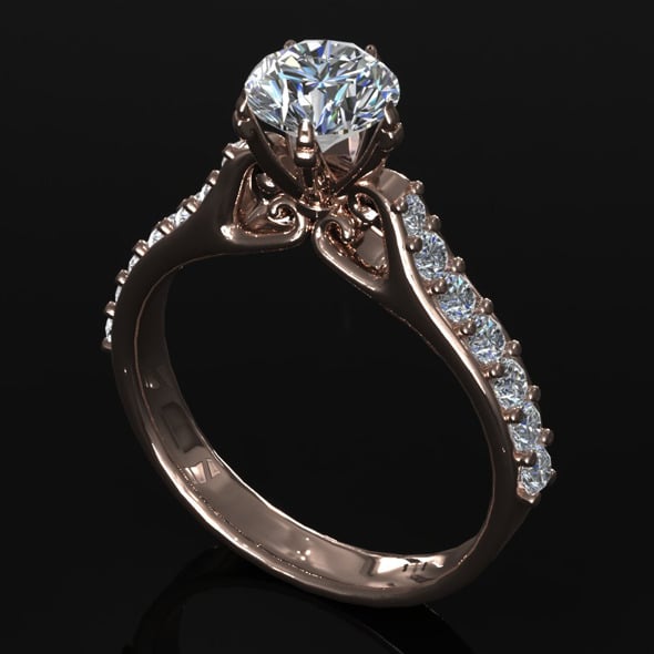 CK Diamond Ring 003 - 3DOcean Item for Sale