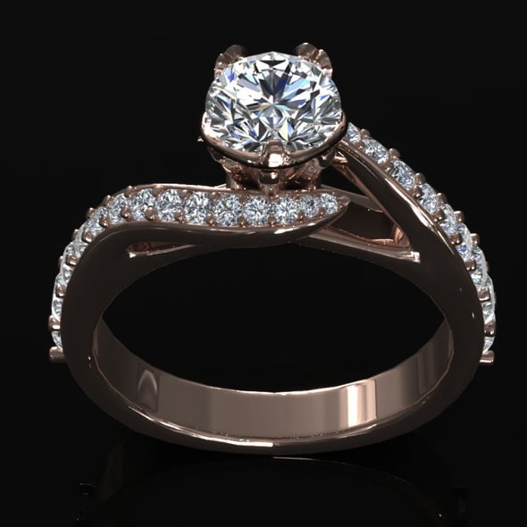CK Diamond Ring 005 - 3DOcean Item for Sale