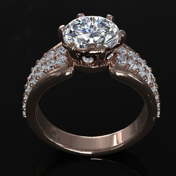 CK Diamond Ring 006 - 3DOcean Item for Sale