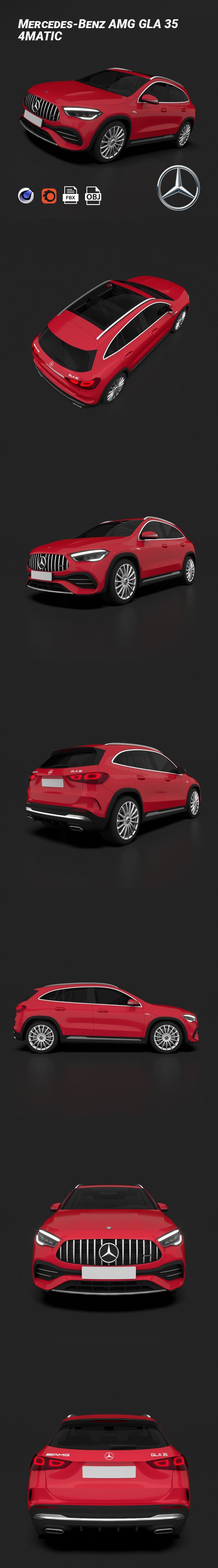 Mercedes-Benz AMG GLA 35 4MATIC - 3DOcean Item for Sale