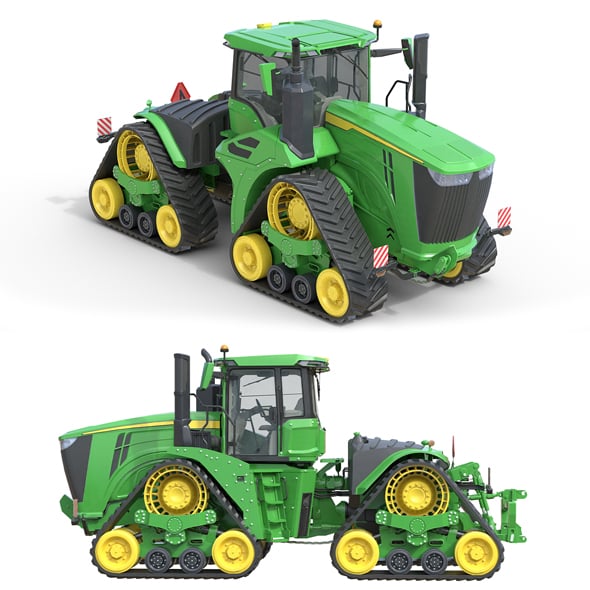 John Deere Tractor 9rx-640 - 3DOcean Item for Sale