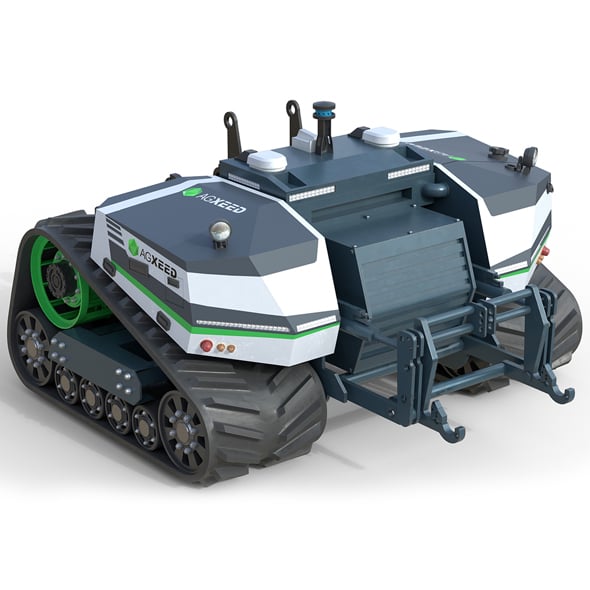 Agxeed AgBot 5 Autonomous Tractor - 3DOcean Item for Sale