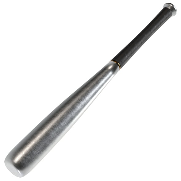 Baseball Bat Aluminium - 3DOcean Item for Sale