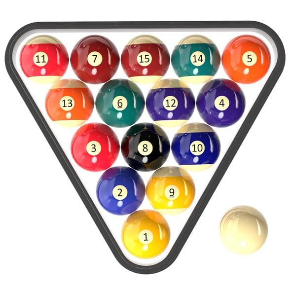 Billiards Balls - 3DOcean Item for Sale