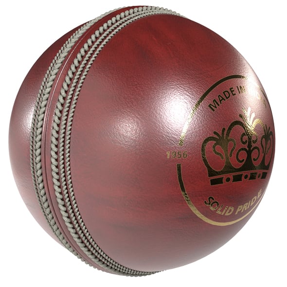 Cricket Ball Red Crown - 3DOcean Item for Sale