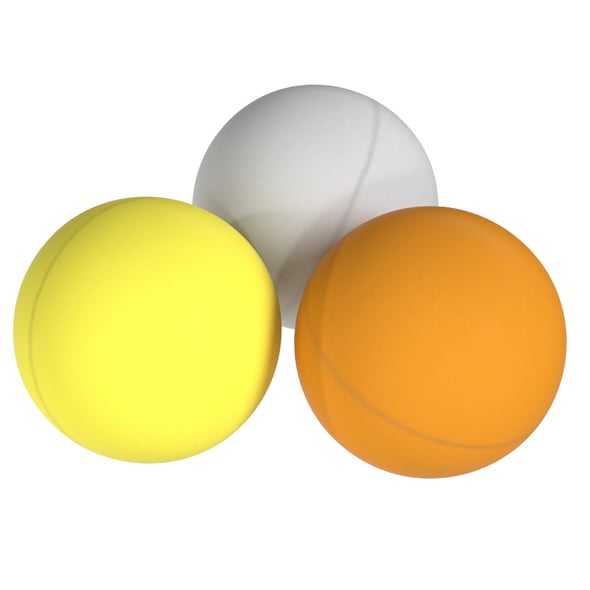 Ping Pong Balls - 3DOcean Item for Sale
