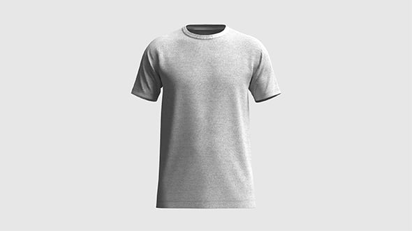 Basic Regular Tshirt | Marvelous / Clo3d / obj / fbx - 3DOcean Item for Sale