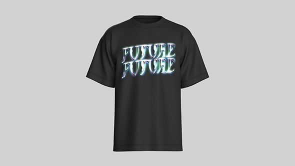 T-Shirt Future | Marvelous / Clo3d / obj / fbx - 3DOcean Item for Sale