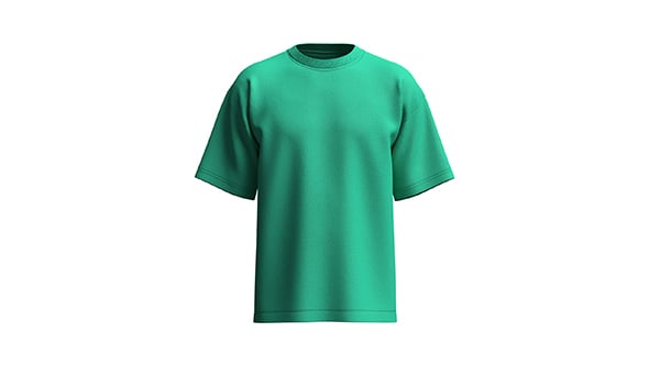 T-Shirt-Single Color | Marvelous / Clo3d / obj / fbx - 3DOcean Item for Sale