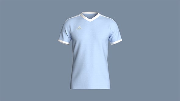 Adidas Tabela 18 Jersey | Marvelous / Clo3d / obj / fbx - 3DOcean Item for Sale