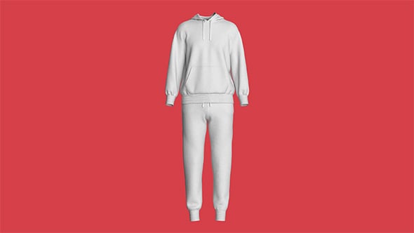 Hoodie And Jogger- Gray | Marvelous / Clo3d / obj / fbx - 3DOcean Item for Sale