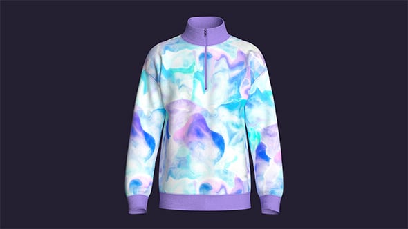 Jacket-3D Print | Marvelous / Clo3d / obj / fbx - 3DOcean Item for Sale