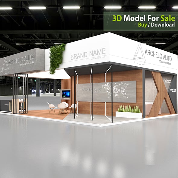 3d Stall - 3DOcean Item for Sale