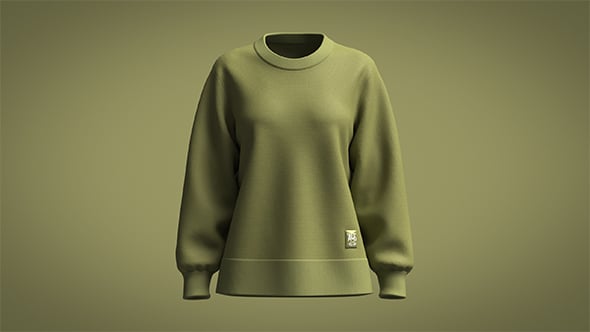 Ladies Sweater | Marvelous / Clo3d / obj / fbx - 3DOcean Item for Sale