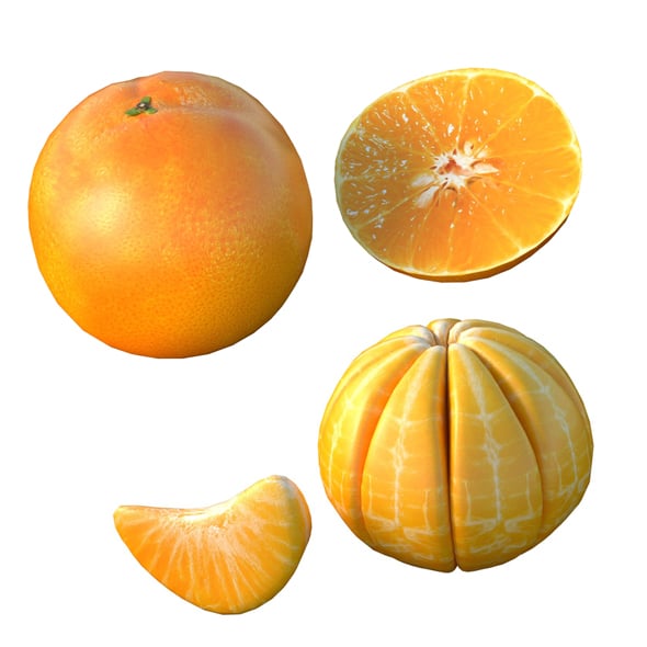 Orange Fruit - 3DOcean Item for Sale