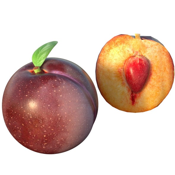 Plum Fruit - 3DOcean Item for Sale