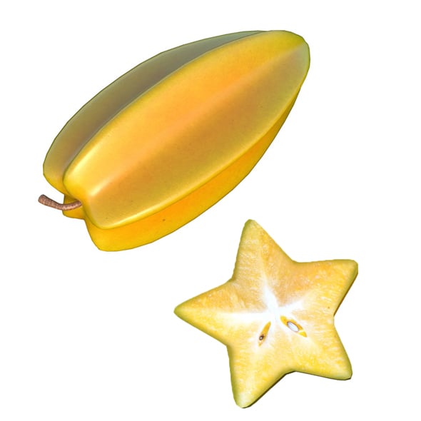 Starfruit Fruit - 3DOcean Item for Sale
