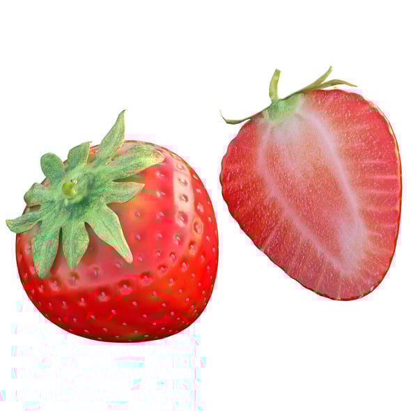 Strawberry Fruit - 3DOcean Item for Sale