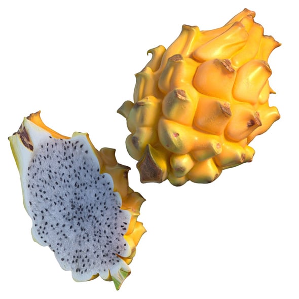 Yellow Dragon Fruit - 3DOcean Item for Sale