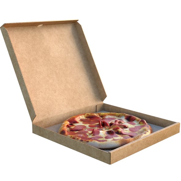 Pizza Box 3 - 3DOcean Item for Sale