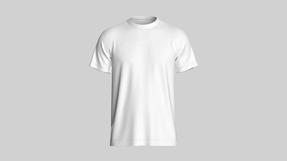 Regular Basic Tshirt | Marvelous / Clo3d / obj / fbx - 3DOcean Item for Sale