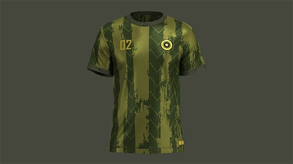 Soccer Jersey Player-02 V2 | Marvelous / Clo3d / obj / fbx - 3DOcean Item for Sale