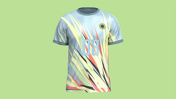 Soccer Jersey-08 | Marvelous / Clo3d / obj / fbx - 3DOcean Item for Sale