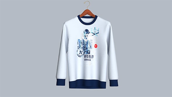 Sweatshirt - World Series | Marvelous / Clo3d / obj / fbx - 3DOcean Item for Sale