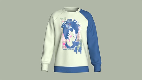 Sweatshirt-Shine | Marvelous / Clo3d / obj / fbx - 3DOcean Item for Sale