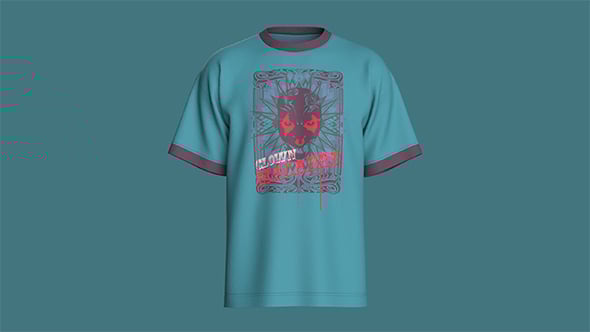 T Shirt-Clown | Marvelous / Clo3d / obj / fbx - 3DOcean Item for Sale