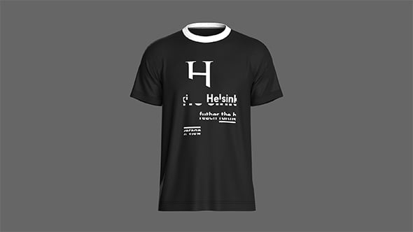 T-Shirt HELSINK | Marvelous / Clo3d / obj / fbx - 3DOcean Item for Sale