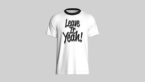 T-Shirt Leave | Marvelous / Clo3d / obj / fbx - 3DOcean Item for Sale