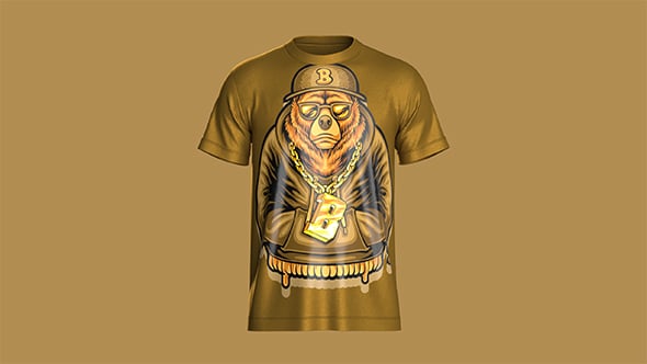 T-Shirt Rapper Bear | Marvelous / Clo3d / obj / fbx - 3DOcean Item for Sale