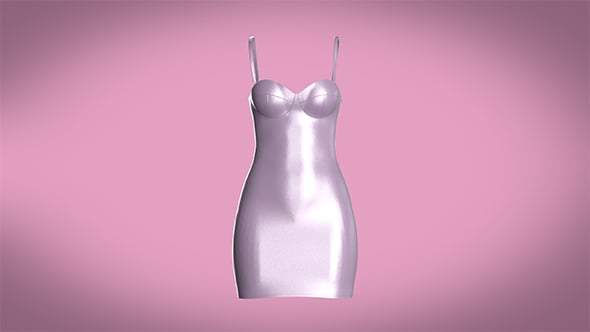 Women Party Dress | Marvelous / Clo3d / obj / fbx - 3DOcean Item for Sale