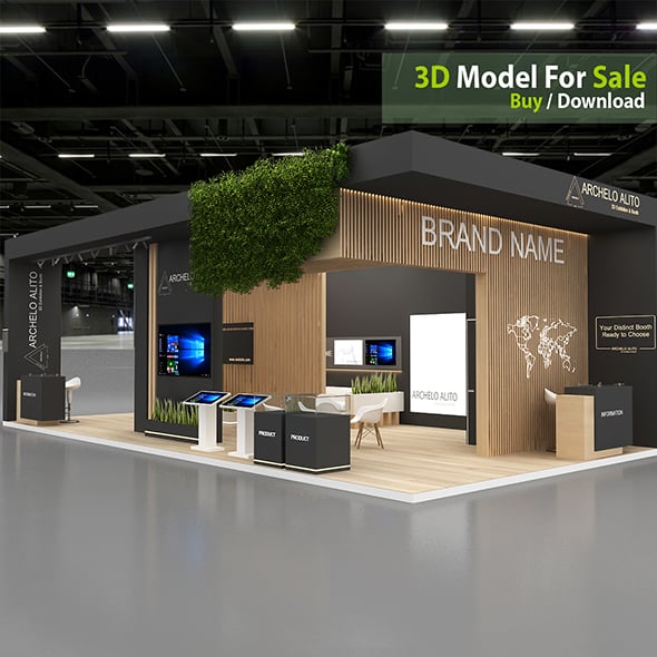 Stand Expo Display - 3DOcean Item for Sale