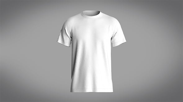 Regular Basic T-Shirt | Marvelous / Clo3d / obj / fbx - 3DOcean Item for Sale