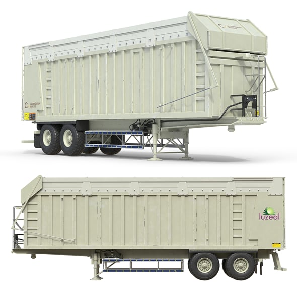 CMC Harvester Trailer - 3DOcean Item for Sale