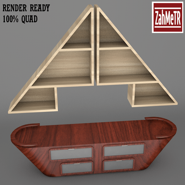 Ship TV Unit Concept Design - 3DOcean Item for Sale