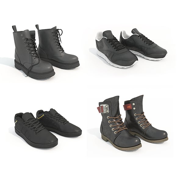 Shoes Collection 25 - 3DOcean Item for Sale