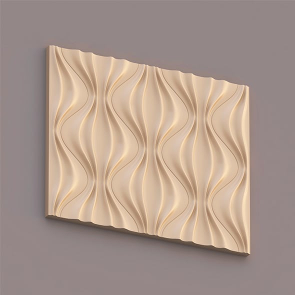 Decorative Wall Panel 003 - 3DOcean Item for Sale